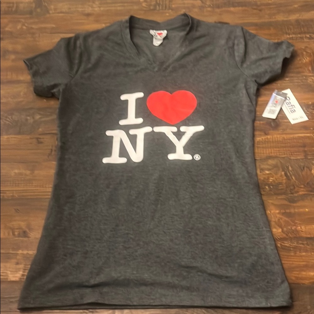 Gray 'I Love NY' T-Shirt